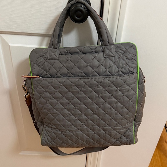 MZ Wallace Gray Quilted Pickleball Bag - Picture 4 of 6